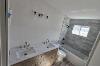 Double Bathroom Sink Installation